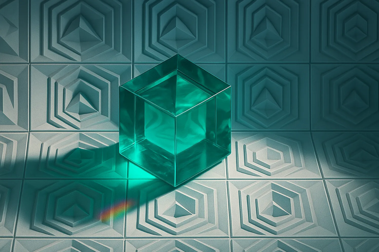 futuristic classroom setting